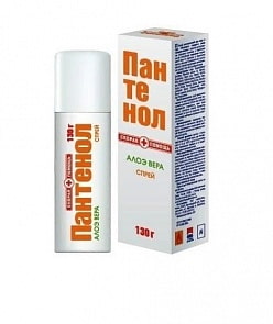 Пантенол - Алоэ спрей, 130 г (Скорая помощь, 55-12137)
