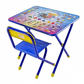 Набор детской мебели №1 Электроник, голубой (Дэми, №1(синий)Э)