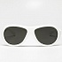 Солнцезащитные очки - Babiators Original Aviator. Шаловливый белый/Wicked White Junior  - миниатюра №4