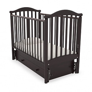 Кровать детская Гандылян К-2002-06м Людмила маятник универсальный, махагон (Gandylyan, GAN-К-2002-06м_махагон)