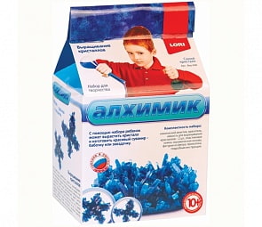 Набор для творчества - Выращивание кристаллов. Синий кристалл (Лори, Вкр-008)