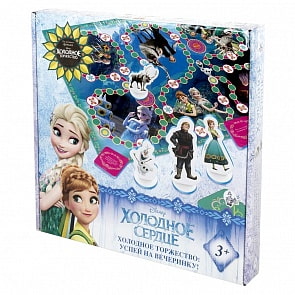 Игра настольная-ходилка из серии Холодное сердце Дисней – Успей на вечеринку (Десятое королевство, 01886ДК)