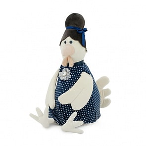 Мягкая игрушка - Курочка Зинаида Петровна, 35 см (Orange, 6007/35)