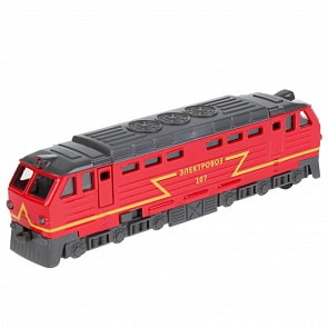 Инерционный металлический Электровоз, 19 см (Технопарк, SB-16-91WB.19)