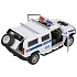 Машина Hummer H2 - Полиция, 12 см, свет-звук, инерционный механизм, цвет белый  - миниатюра №2