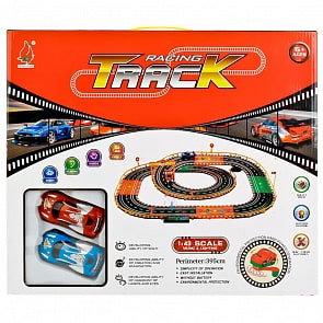 Гоночный трек с машинками, свет и звук (B1032998)