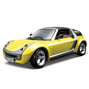 Металлическая  машинка Smart Roadster Coupe масштаб 1: 18 (Bburago, 18-12052B)