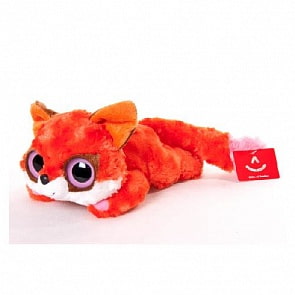 Лисица красная лежачая, 23 см (Aurora, 65-605)