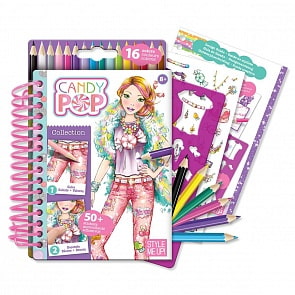 Блокнот дизайнера Style Me Up - Candy pop (Wooky Entertainment, 1494st)