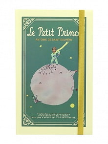 Блокнот Маленький Принц с резинкой, формат А5, желтый (Михи Михи, MM07198)