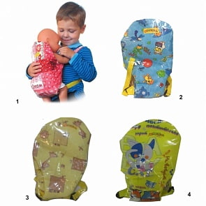 Рюкзачок-Кенгуру для куклы, несколько видов (Спортбэби, ик.0001) (ассортимент)