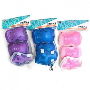 Комплект защиты для колен, локтей, запястий - Next в сетчатой сумке, размер S (Next, PRSET-MIX-Ssim)