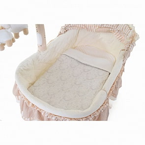 Комплект Nuovita Estelle с пледом в электронную люльку, 2 предмета, grigio / серый (Nuovita, 8033/5_285)