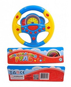 Руль музыкальный, свет и звук (ABtoys, PT-00418)