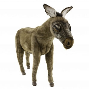 Мягкая игрушка - Ослик стоящий, 80 см (Hansa, 5603) Мягкая игрушка - Ослик стоящий, 80 см (Hansa, 5603)