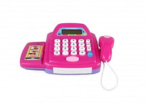 Кассовый аппарат - Cash Registe с аксессуарами, свет и звук (1503U331) (ассортимент)