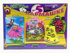 Игра развивающая. Игры в кармашке-5 "Дюймовочка" (Русский Стиль, 03227н)