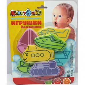 Набор для купания - Водный транспорт, 8 фигурок (Капитошка, B1629015-R)