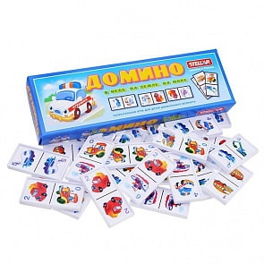 Настольная игра Домино №17 - В небе, на земле, на море (Stellar, 00017-stell)