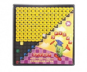 Настольная игра – Эрудит, желтые фишки (Биплант, 10013)