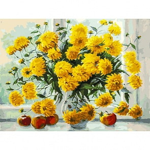 Раскраски по номерам. Золотые (Белоснежка, 284-AS)