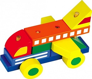 Конструктор - автомобиль 1 (Мир Деревянных игрушек, Д059)