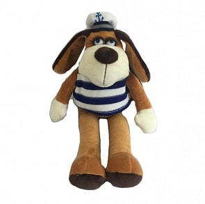 Собака в тельняшке, 18 см (Teddy, YSL18711)