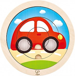 Головоломка вращающая - Автомобиль (Hape, E1605_HP)