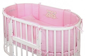 Комплект в кроватку - Leprotti, 6 предметов, розовый (Nuovita, 00-0013015_розовый)