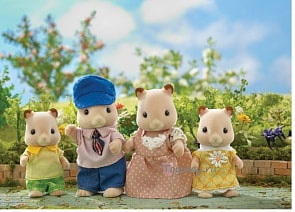 Sylvanian Families - Семья Хомяков (Epoch, Sylvanian Families, 5121st)