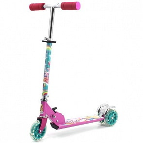 Самокат 3-х колесный складной - Barbie (Next, ST-ALU-2BRBsim)