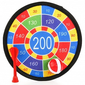 Дартс с шариками на липучках, 17,5 см (1516784sim)