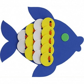 Конструктор мягкий: Рыбка Шнуровка (Фантазёр, 103016)
