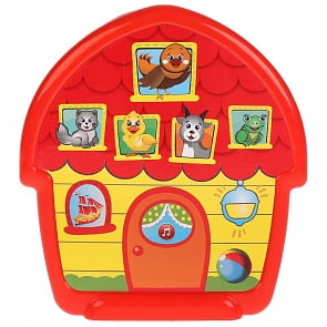 Мультиплеер - Обучающий домик, 7 песен на стихи А. Барто, 15 потешек, свет (Умка, HT776-R)