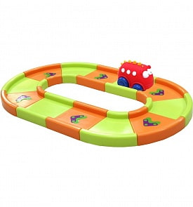 Игровой набор - Гоночный трек, 12 деталей (Little Hero, 9017A)