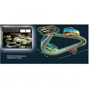 Автотрек с крутыми виражами, 365 см (YAKO, Y255393)