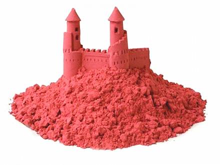 Домашняя песочница. Красный песок  