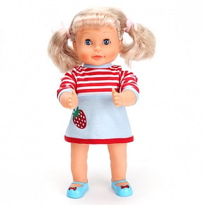 Интерактивная кукла, 40 см., поет, хлопает руками, двигает телом (Карапуз, 16116-Rsim)
