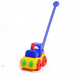 Каталка-паровозик "Малышок" (Плэйдорадо, 12015)