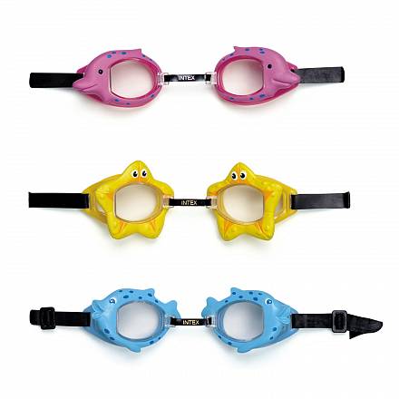 Детские очки для плавания – Fun - Морские животные 