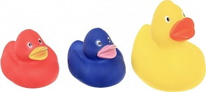 Набор для ванны - 3 Уточки, меняют цвет в теплой воде, от 18 месяцев (Alex, 887)