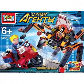 Конструктор Город Мастеров - Супер агенты: Нападение механического паука (Город Мастеров, KK-6001-Rsim)