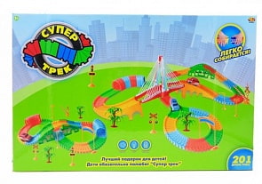 Трек гибкий – Супер трек. 201 деталь (ABtoys, PT-00972)