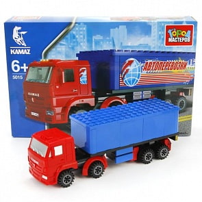 Конструктор - Камаз: Фура, 89 деталей (Город Мастеров, KK-5015-Rsim)