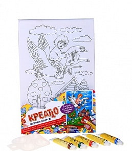 Роспись по холсту «Любимые сказки» (Росмэн, Креатто, 14284ros)