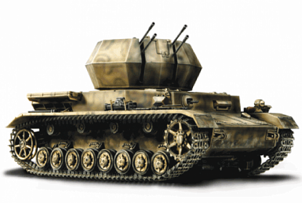 Коллекционная модель - зенитная установка Вихрь IV, 1944 года, Германия, 1:32 