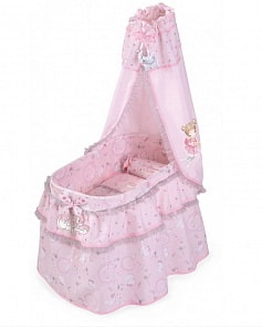 Кроватка с балдахином - Мария, 60 см (DeCuevas, 51034)