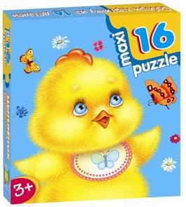 Развивающий макси-пазл - Цыплёнок (Дрофа, 2391)