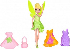 Игровой набор - Фея Динь-Динь с 3 дополнительными платьями, серия Disney Fairies (Jakks Pacific, 747340) Игровой набор - Фея Динь-Динь с 3 дополнительными платьями, серия Disney Fairies (Jakks Pacific, 747340)