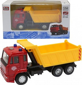 Инерционный металлический самосвал, 17 x 9 x 6,5 см., 1:54 (Play Smart, Р49202)